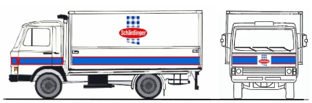 Loewe 4095 - H0 - Iveco Magirus Zeta 90M5 Schärdinger